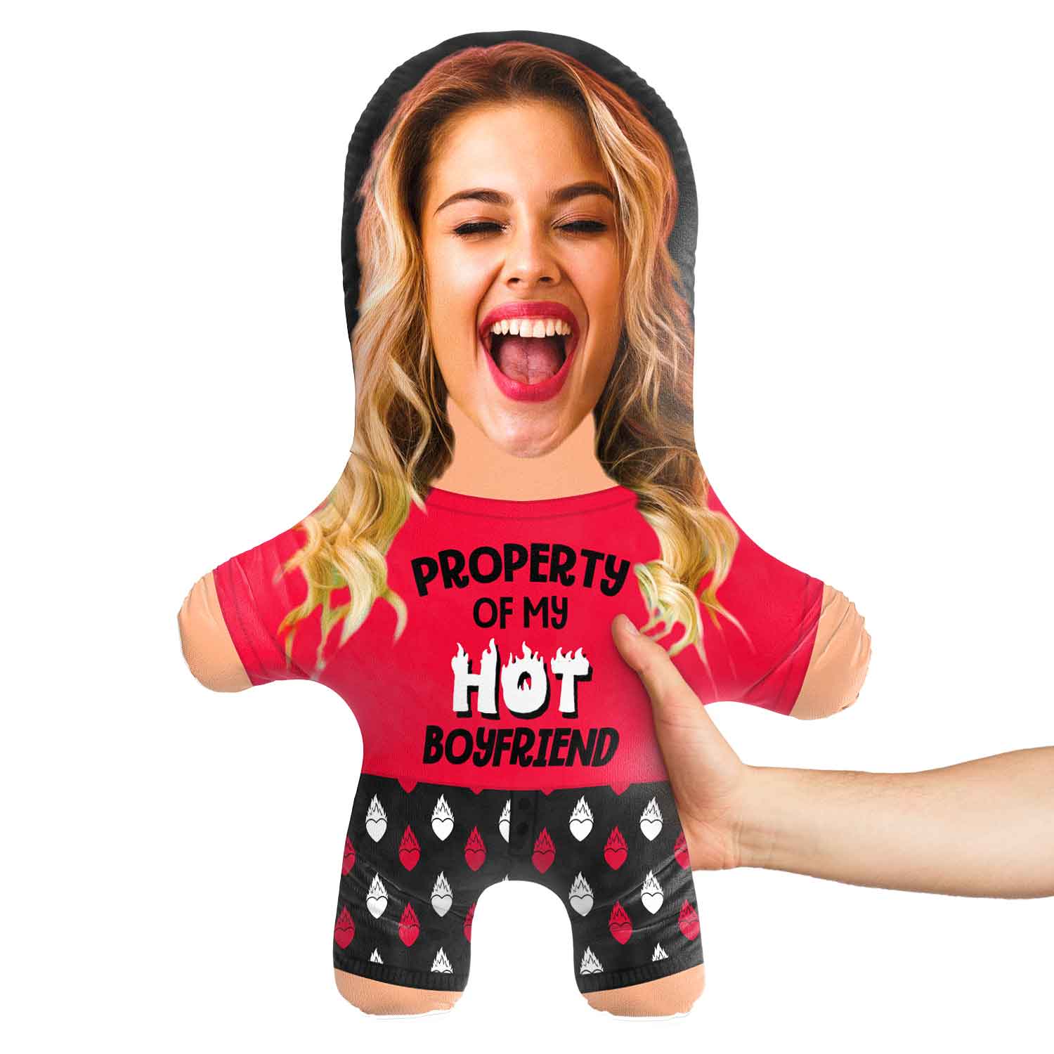 Property Of My Hot Boyfriend Face Pillow