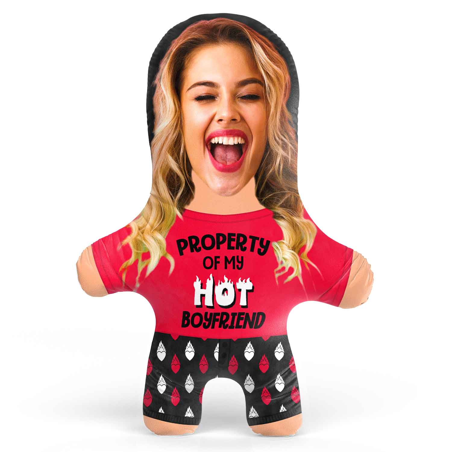 Property Of My Hot Boyfriend Face Pillow