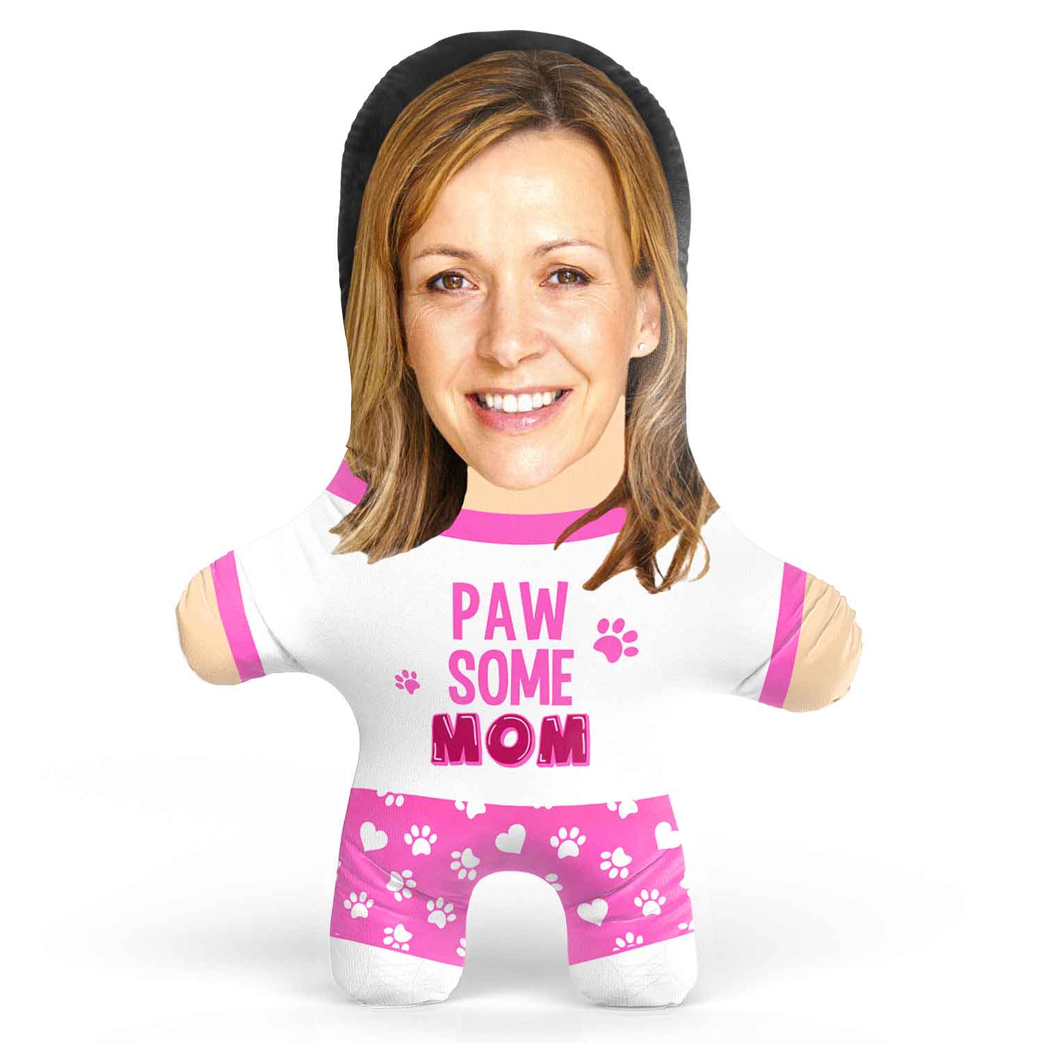 Pawsome Mom Face Pillow