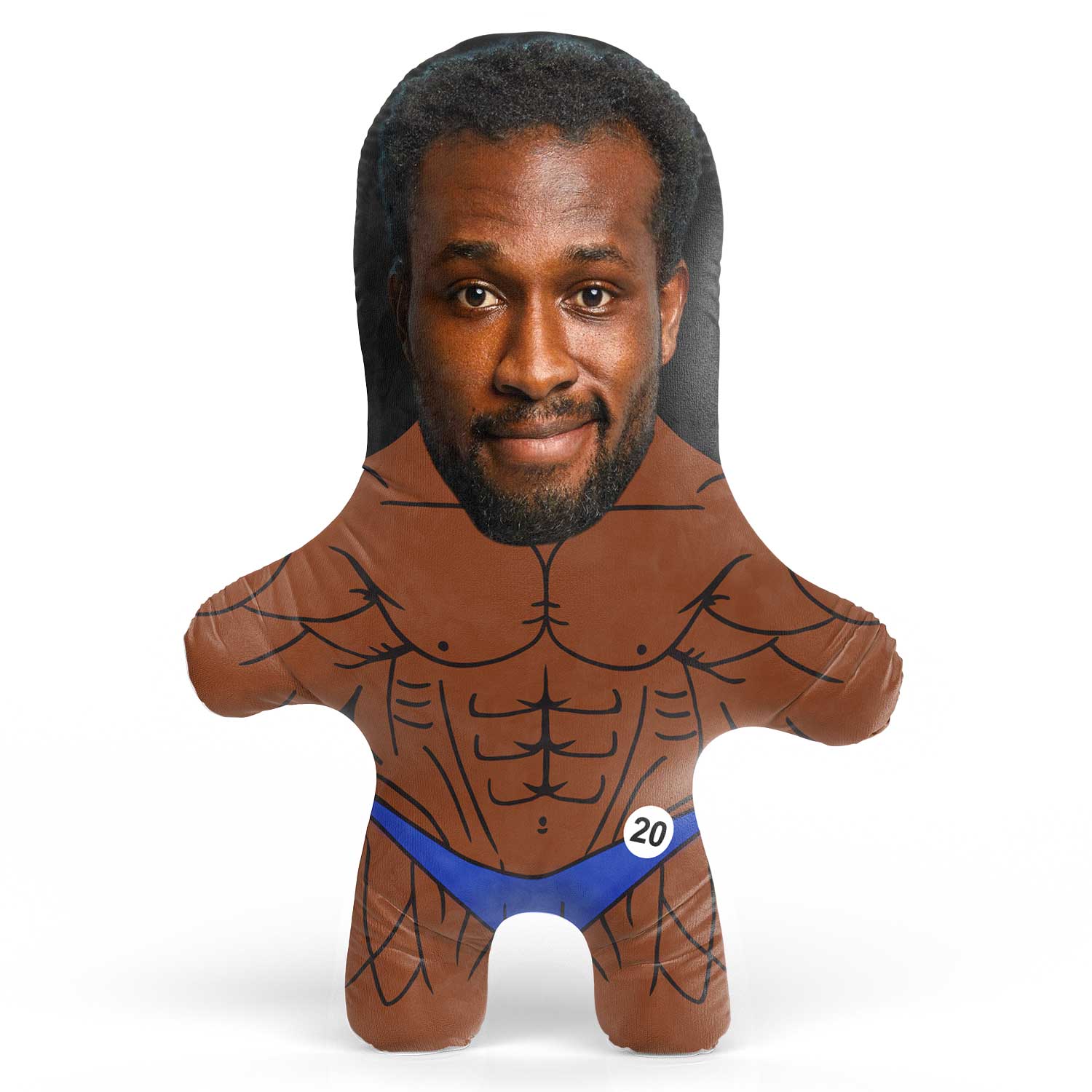 Bodybuilder Face Pillow