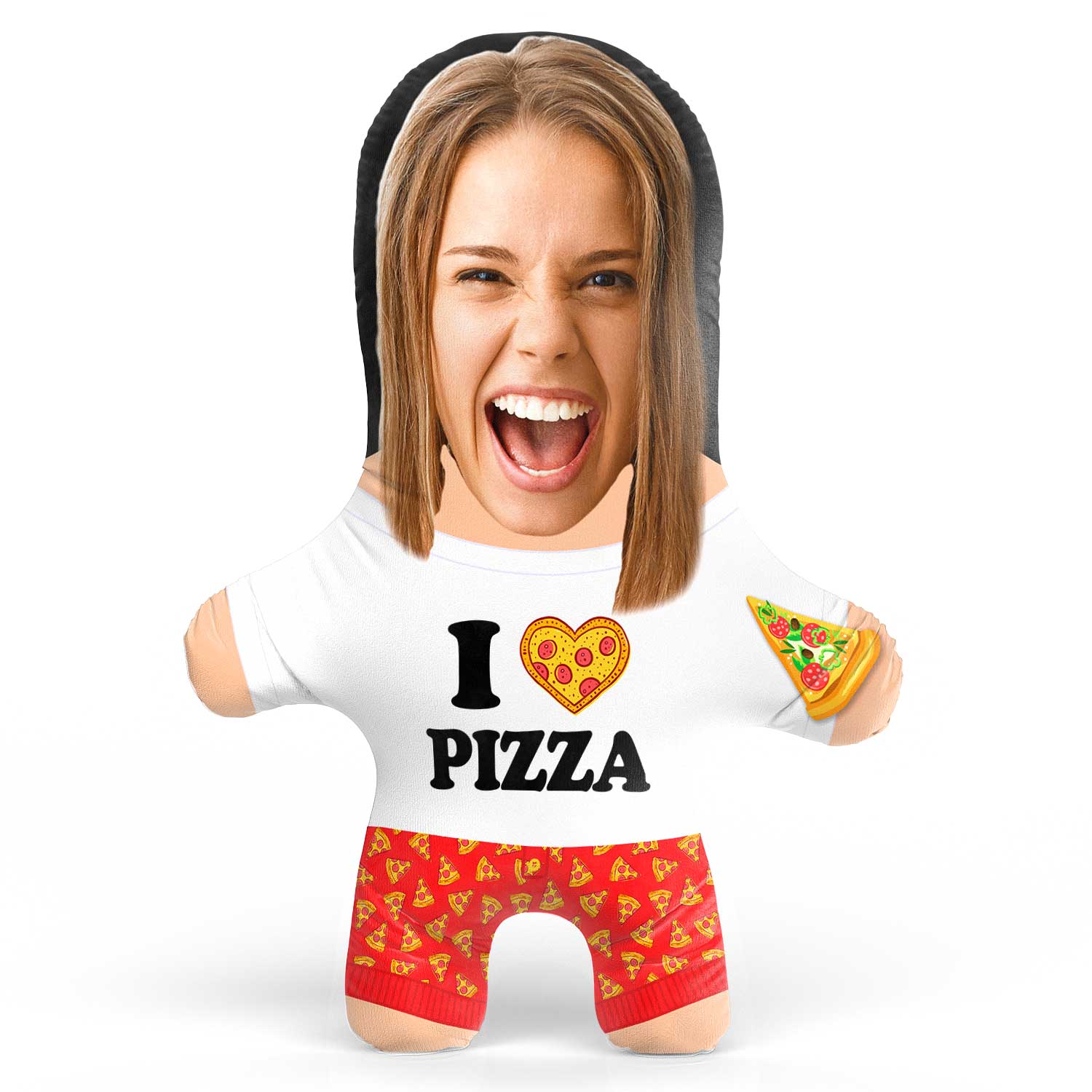 Pizza Face Pillow