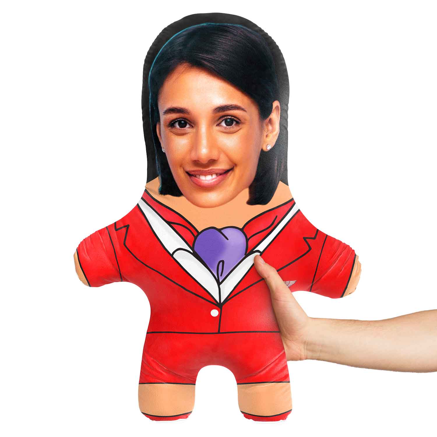 Air Hostess Face Pillow