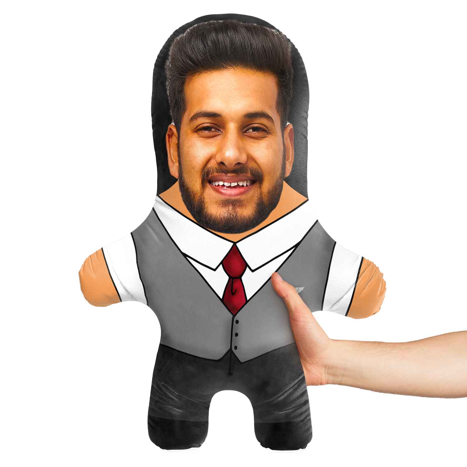 Cabin Crew Male Face Pillow
