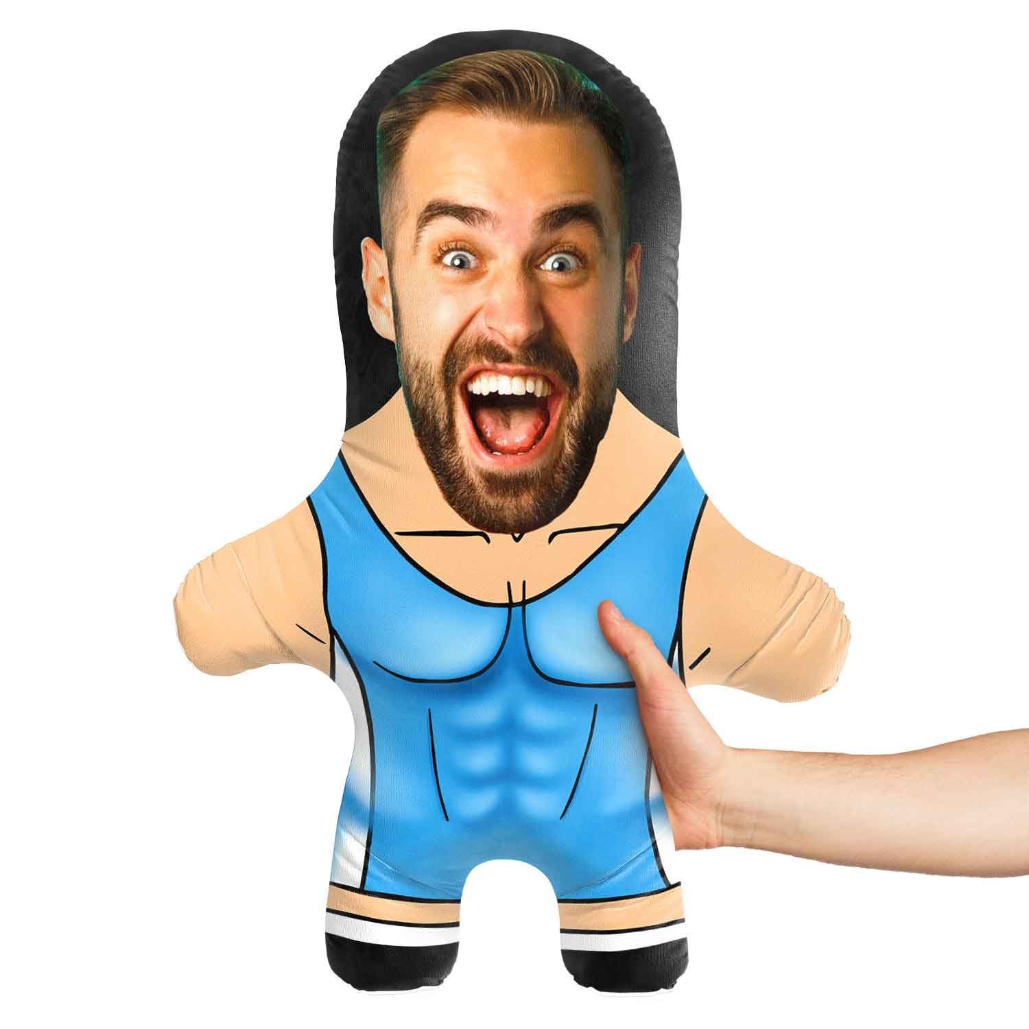 Weightlifter Face Pillow