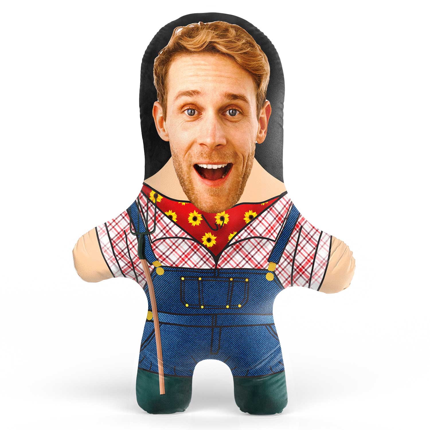 Farmer Face Pillow