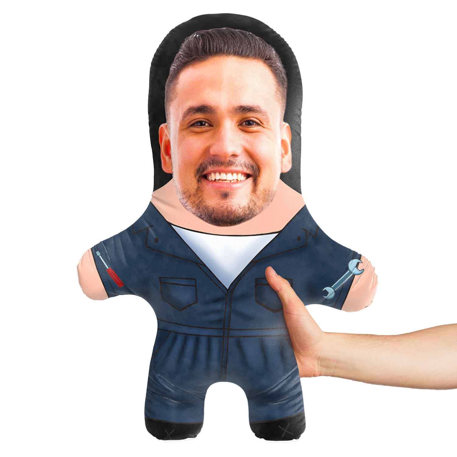 Mechanic Face Pillow