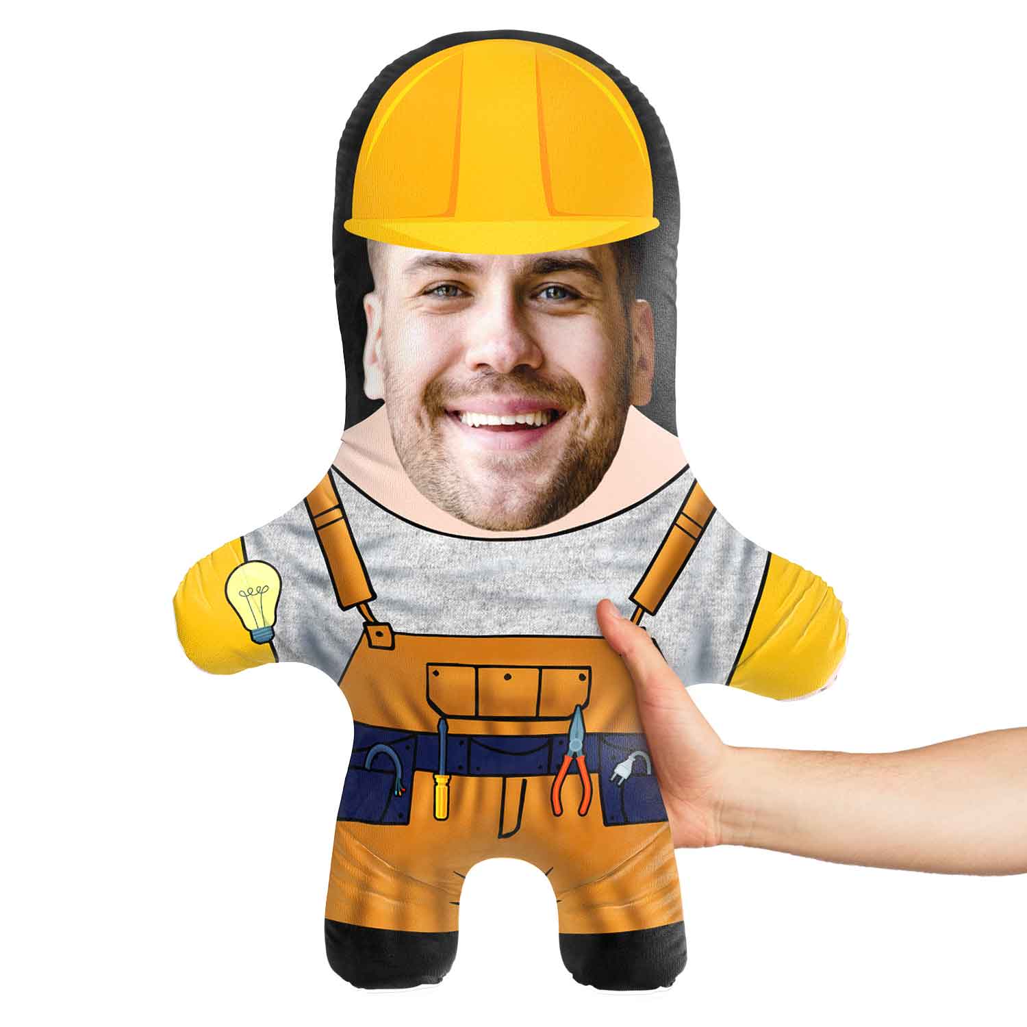 Domestic Builder Face Pillow