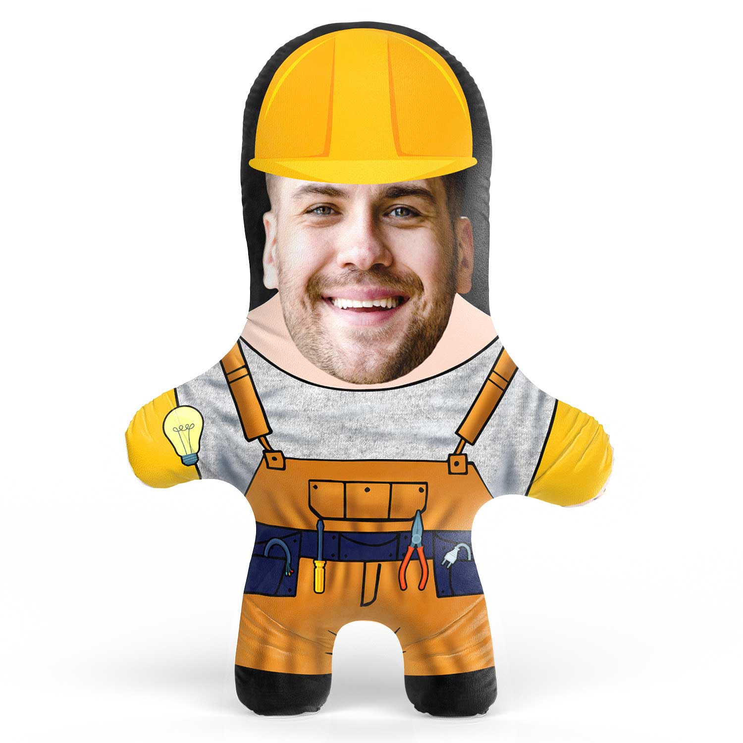 Domestic Builder Face Pillow