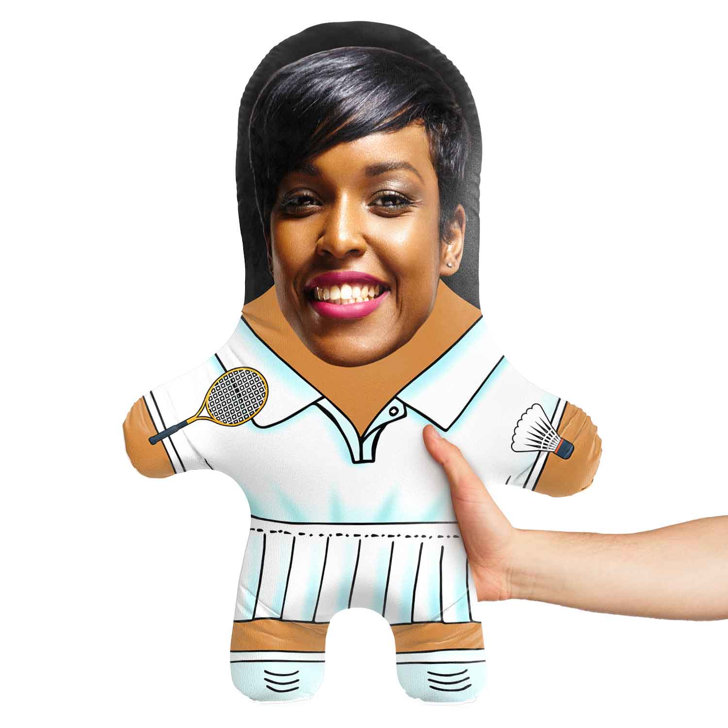 Women's Badminton Face Pillow