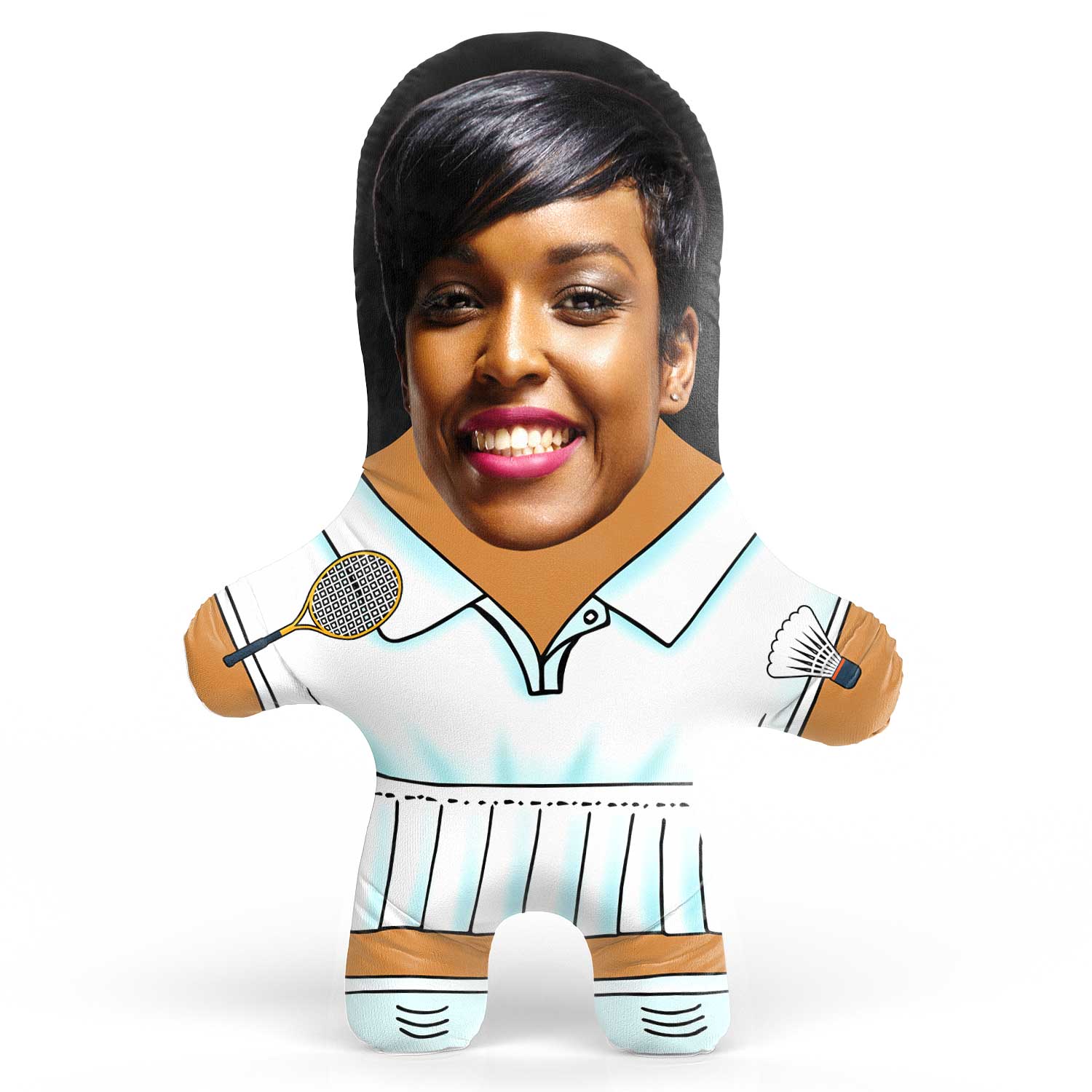 Women's Badminton Face Pillow