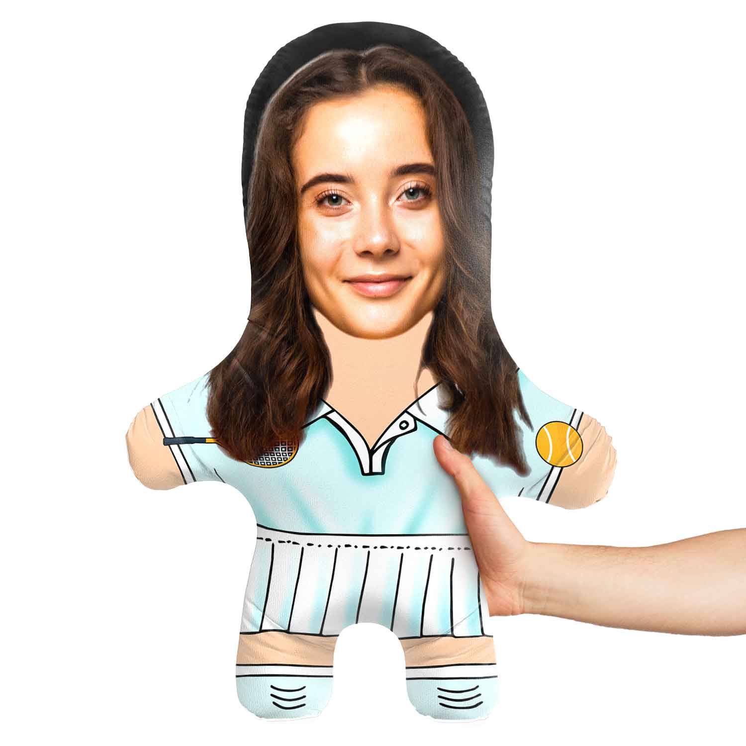 Women's Tennis Face Pillow