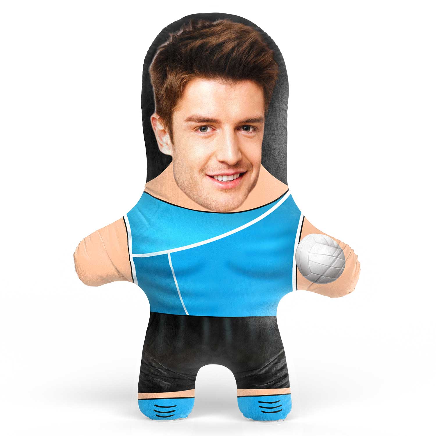 Men's Volleyball Face Pillow