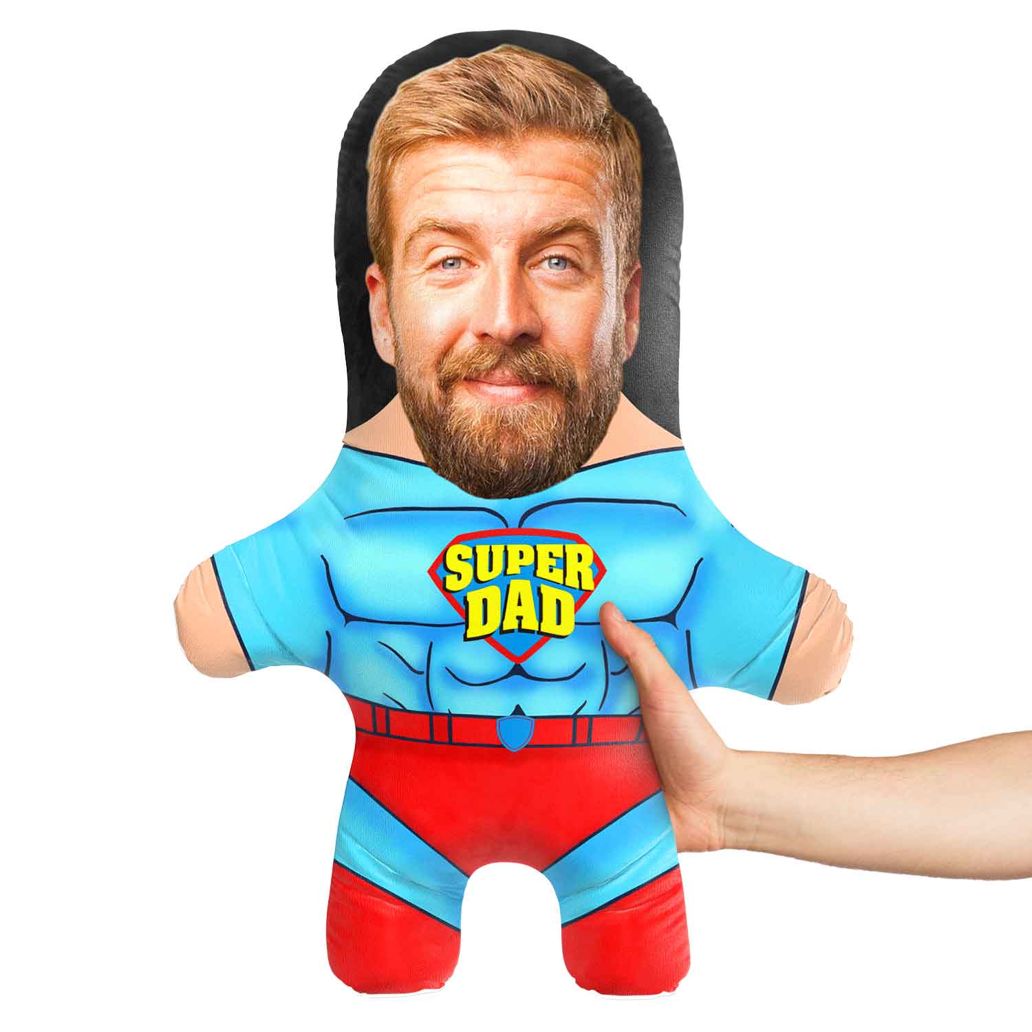 Super Dad Face Pillow