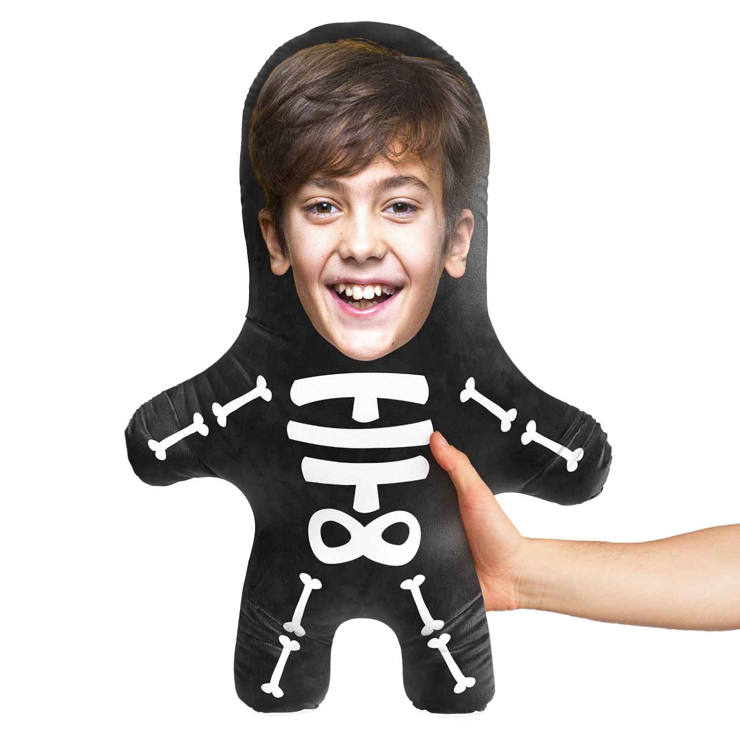 Skeleton Face Pillow