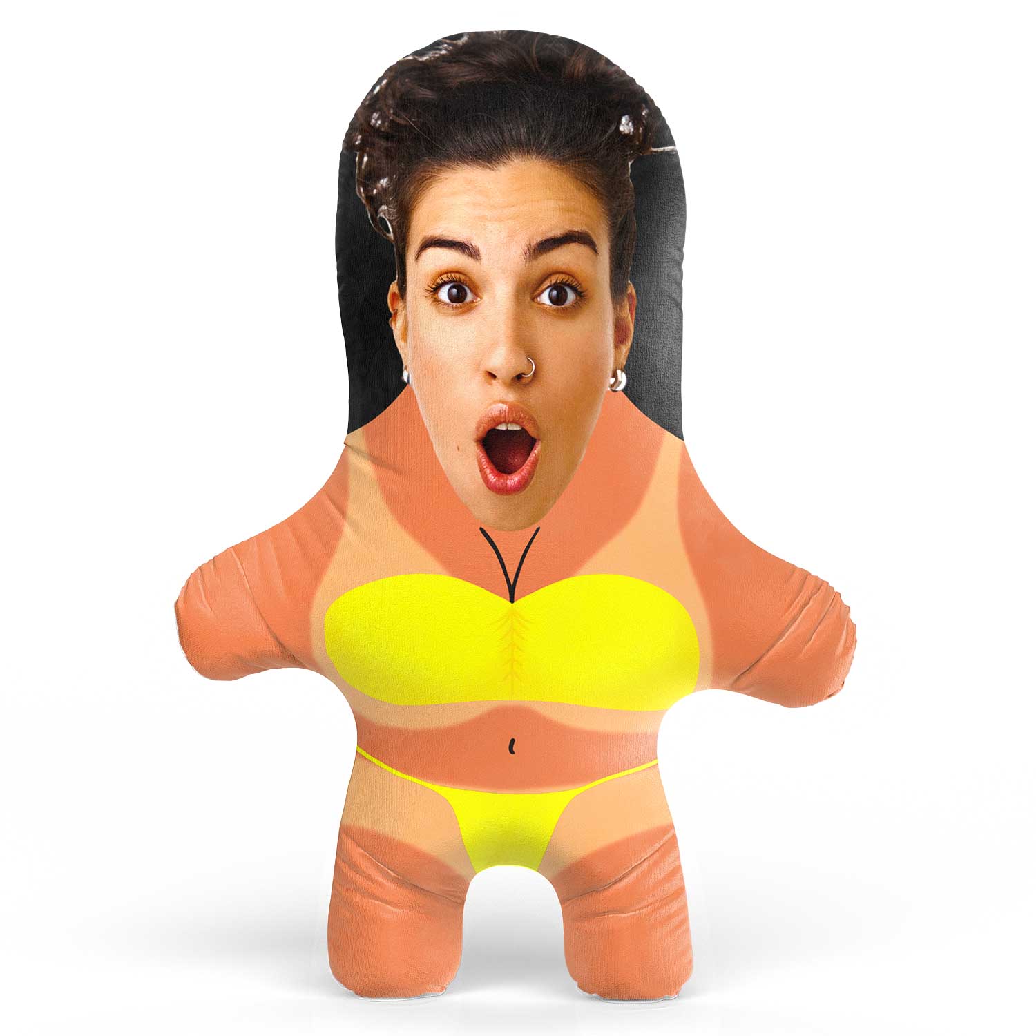 Female Sunburnt Face Pillow