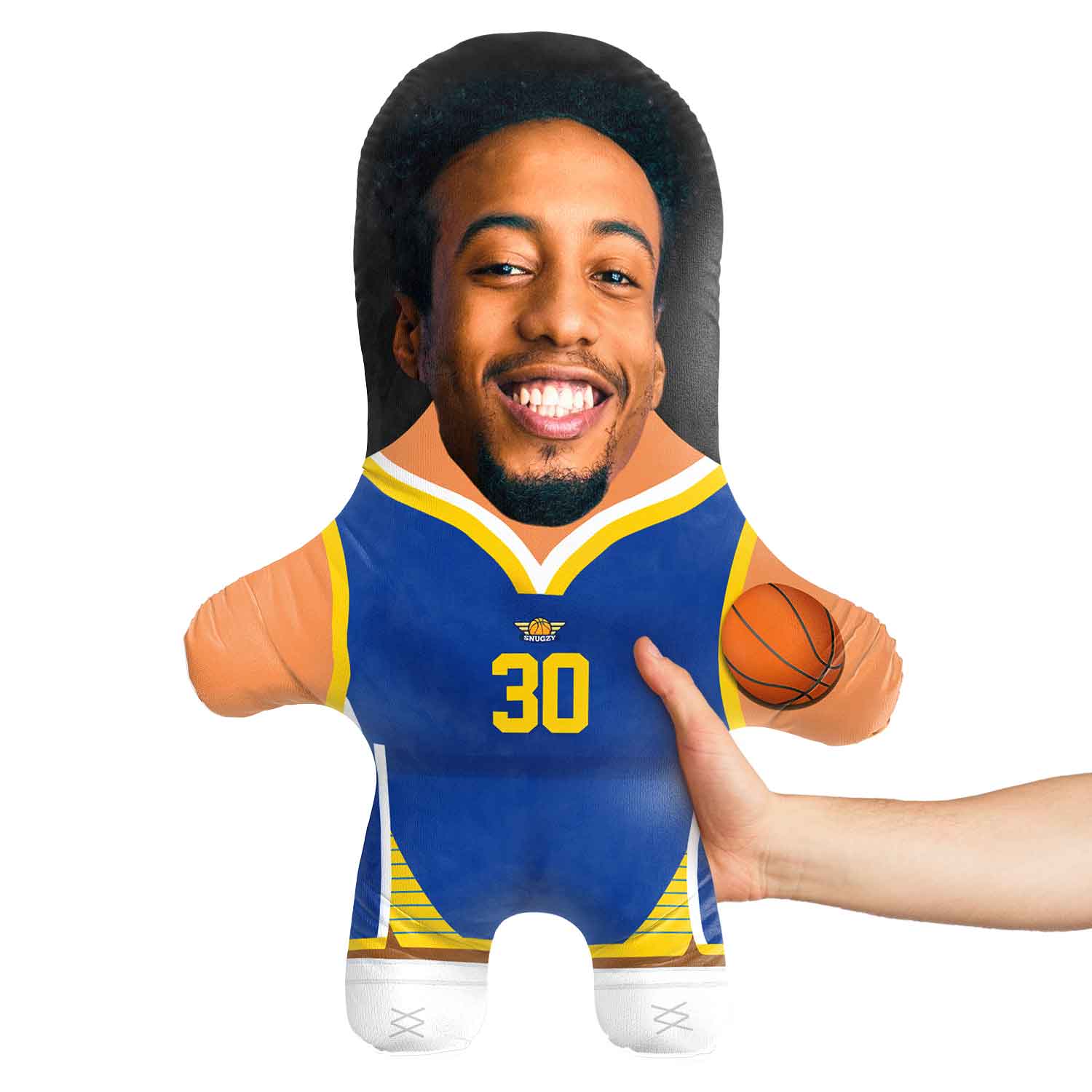 Golden State Basketball Face Pillow