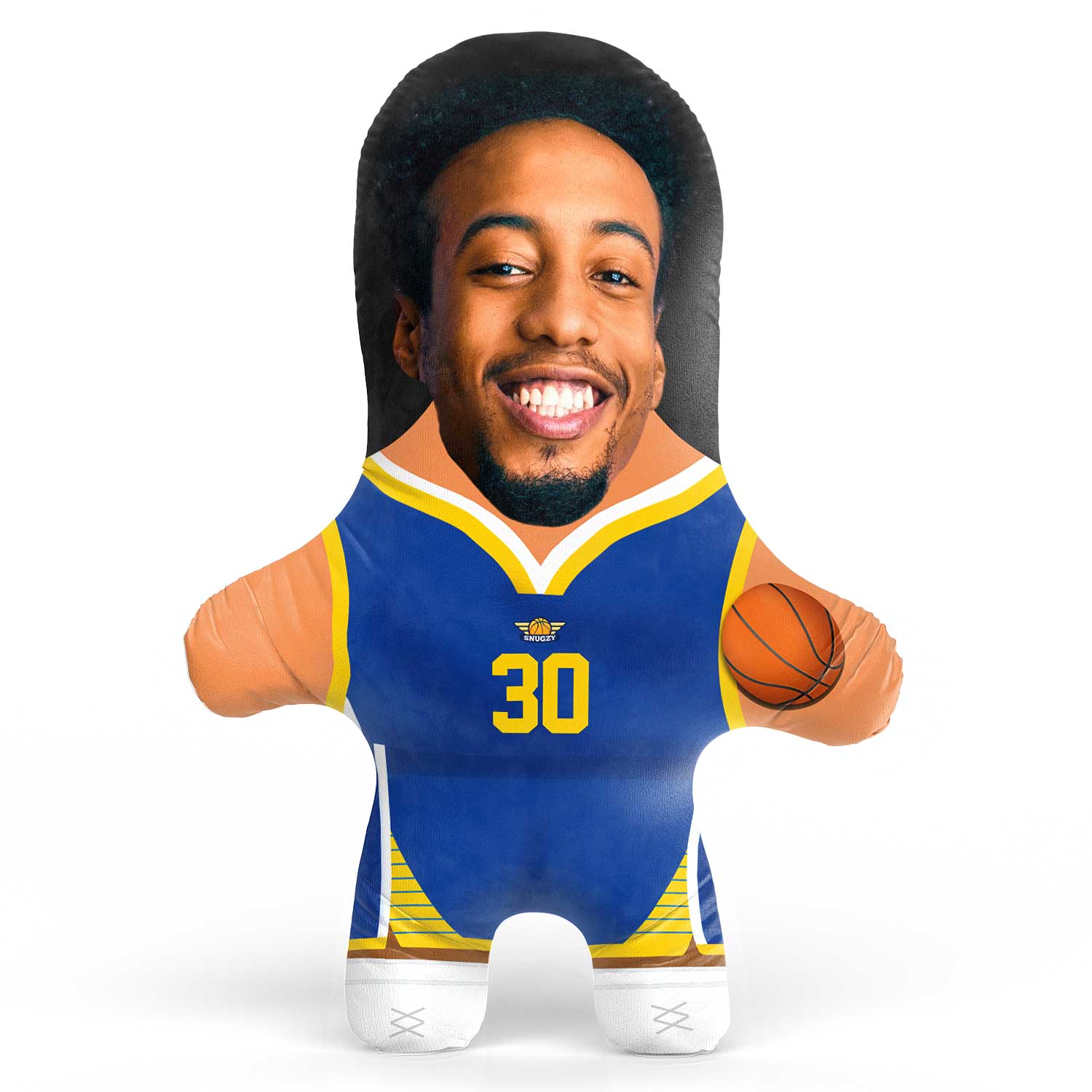 Golden State Basketball Face Pillow