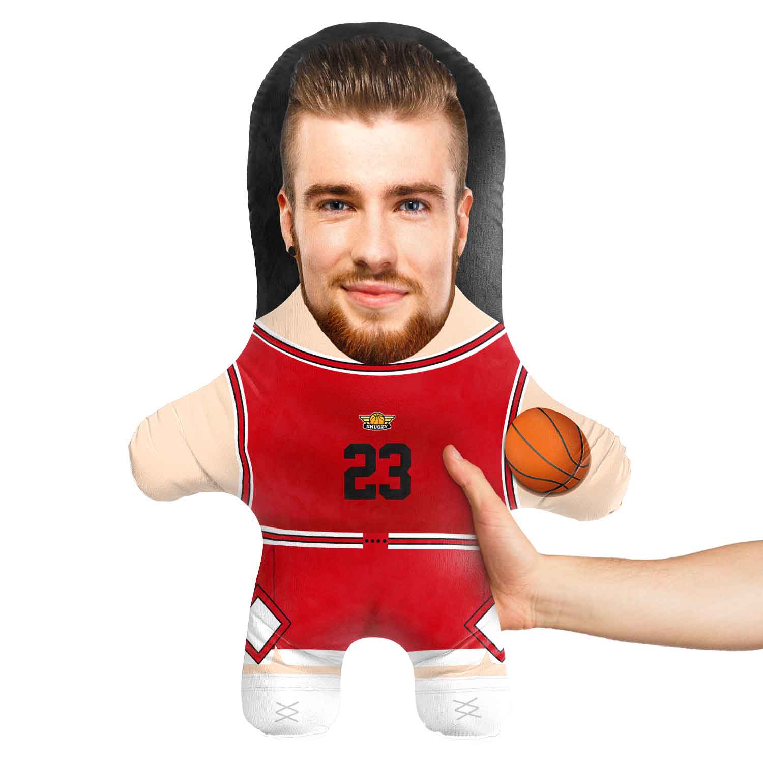 Chicago Basketball Face Pillow