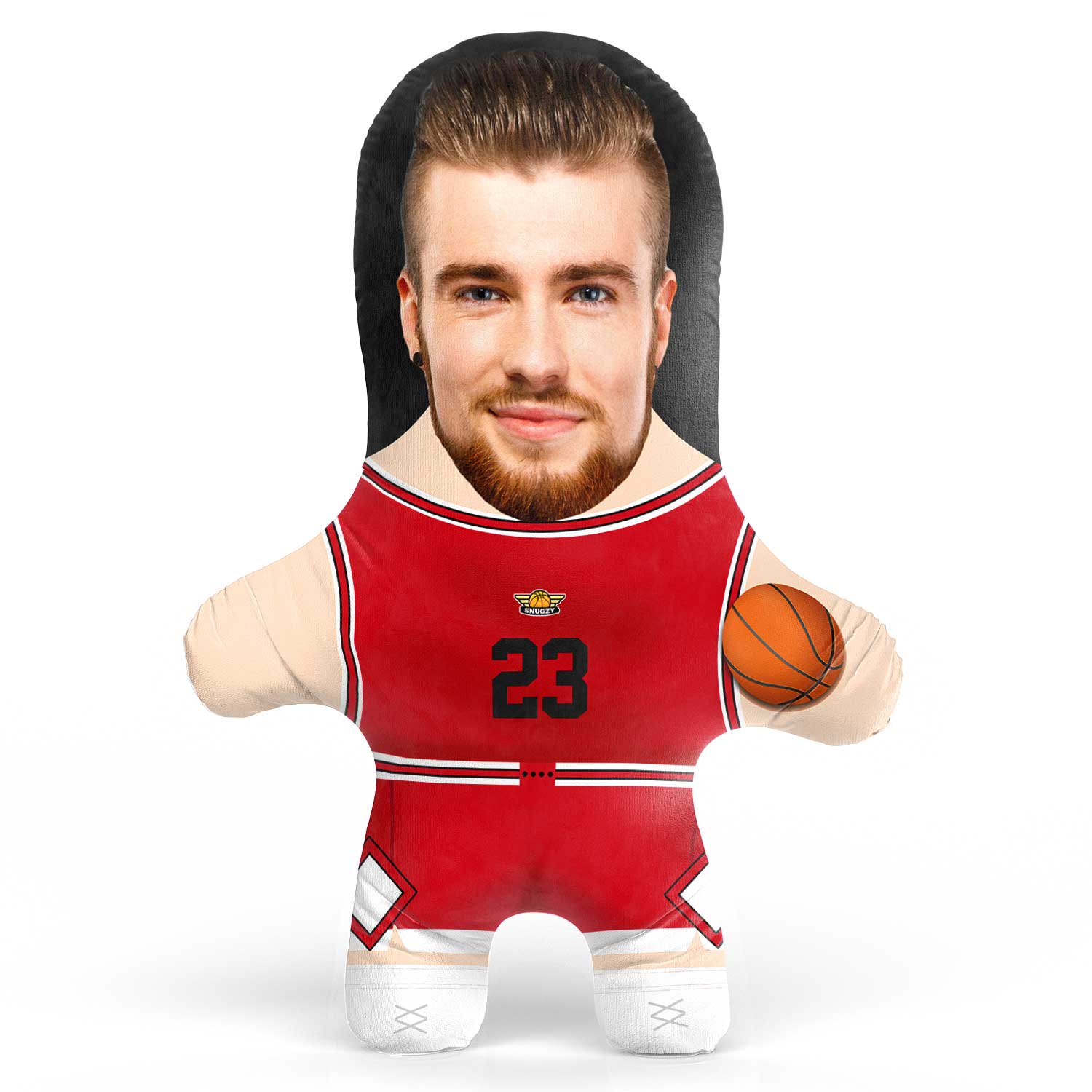 Chicago Basketball Face Pillow