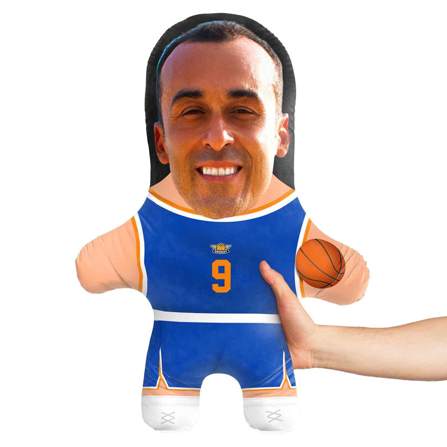 New York Basketball Face Pillow