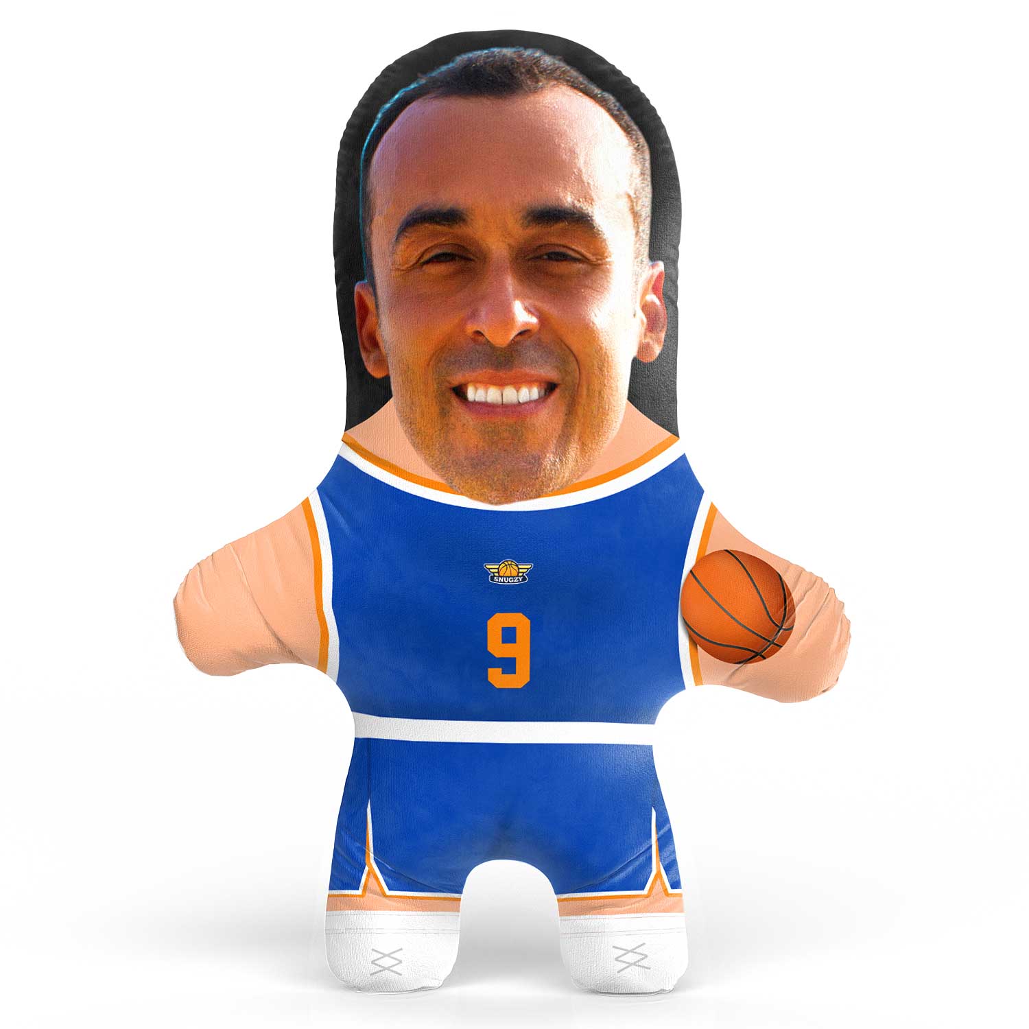 New York Basketball Face Pillow