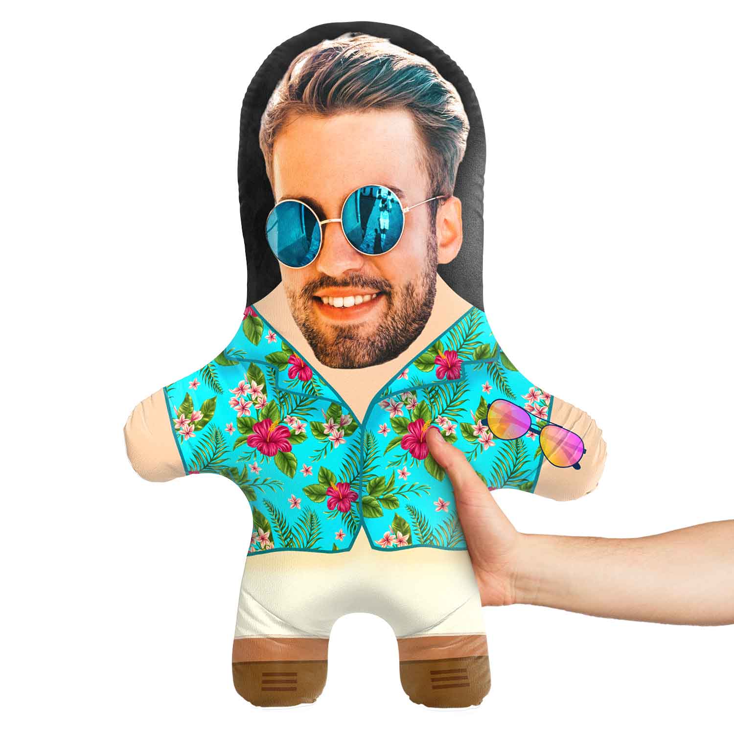 Hawaiian Face Pillow