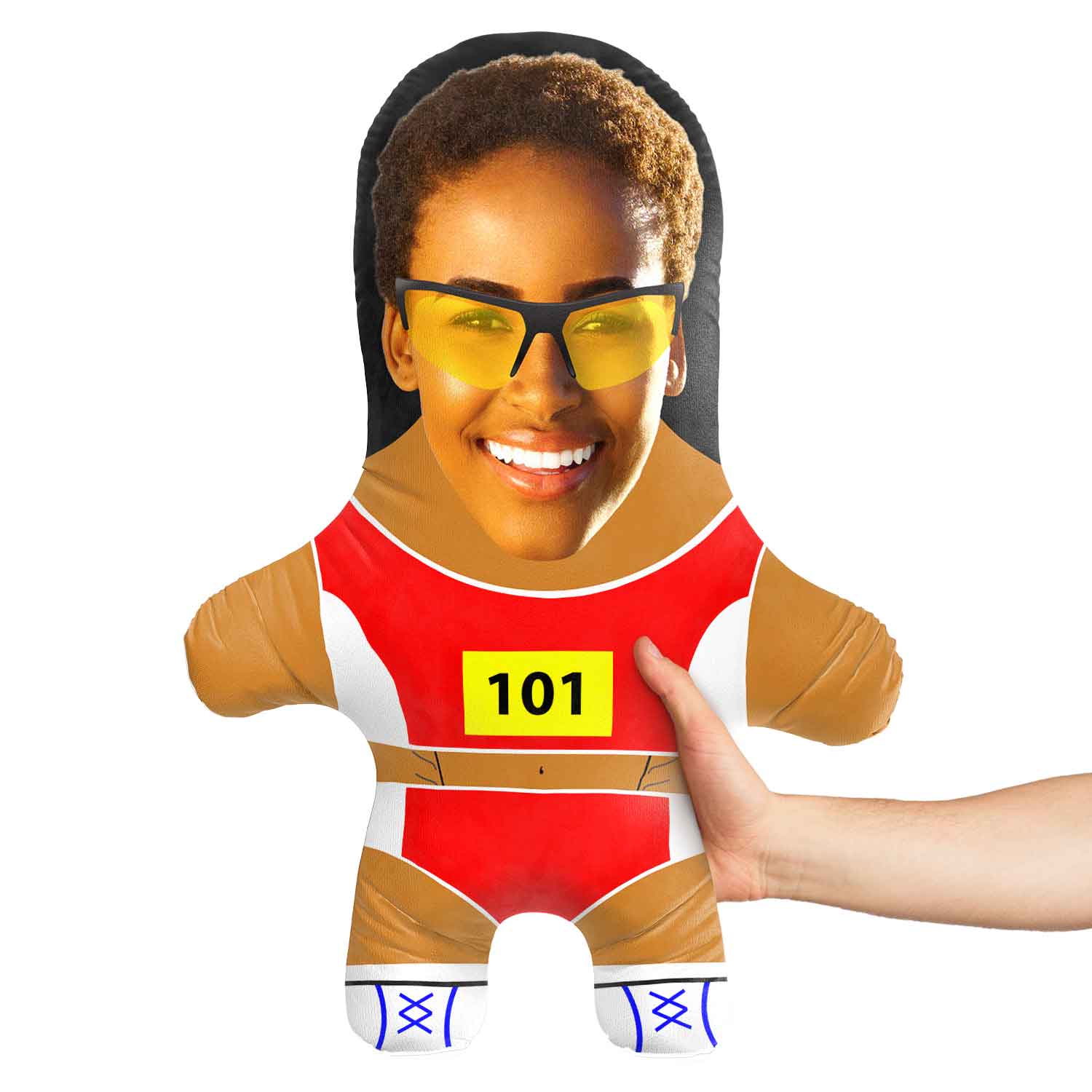 Female Athlete Face Pillow