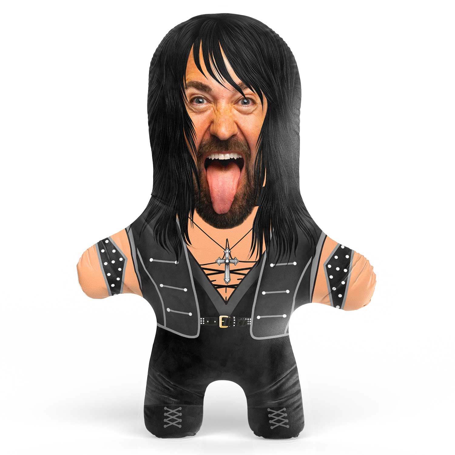 Punk Rocker Face Pillow