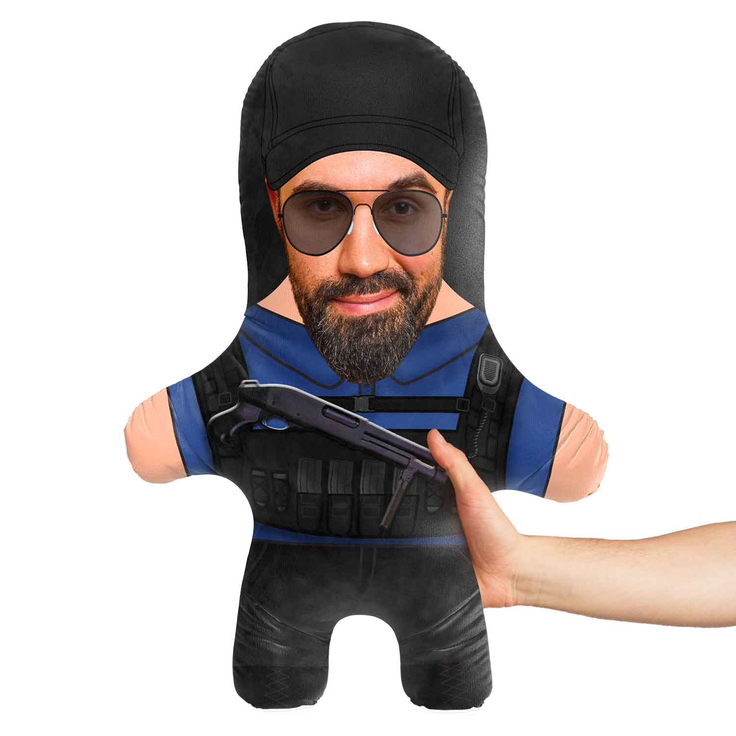 Tactical Police Face Pillow