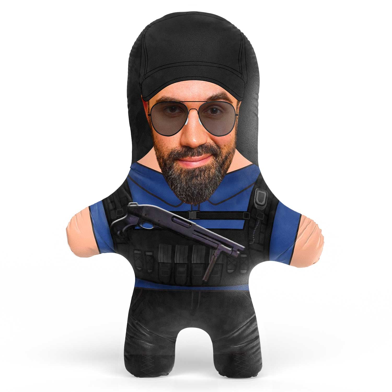 Tactical Police Face Pillow