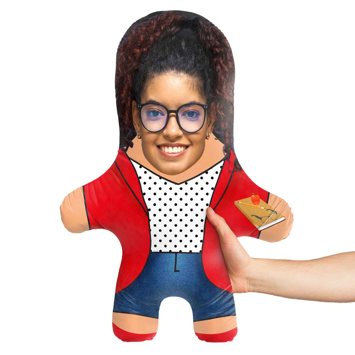 Female Teacher Face Pillow