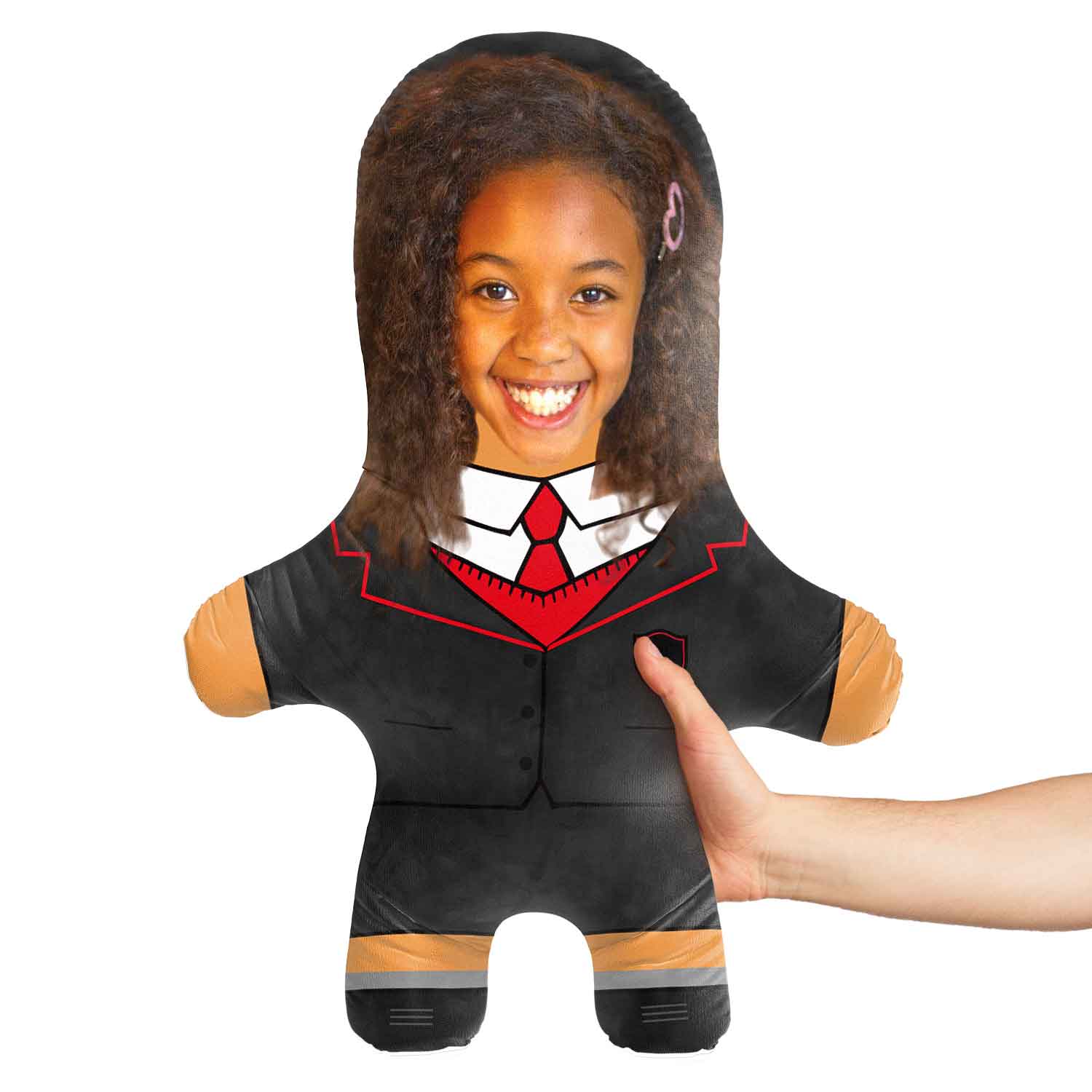 School Girl Face Pillow