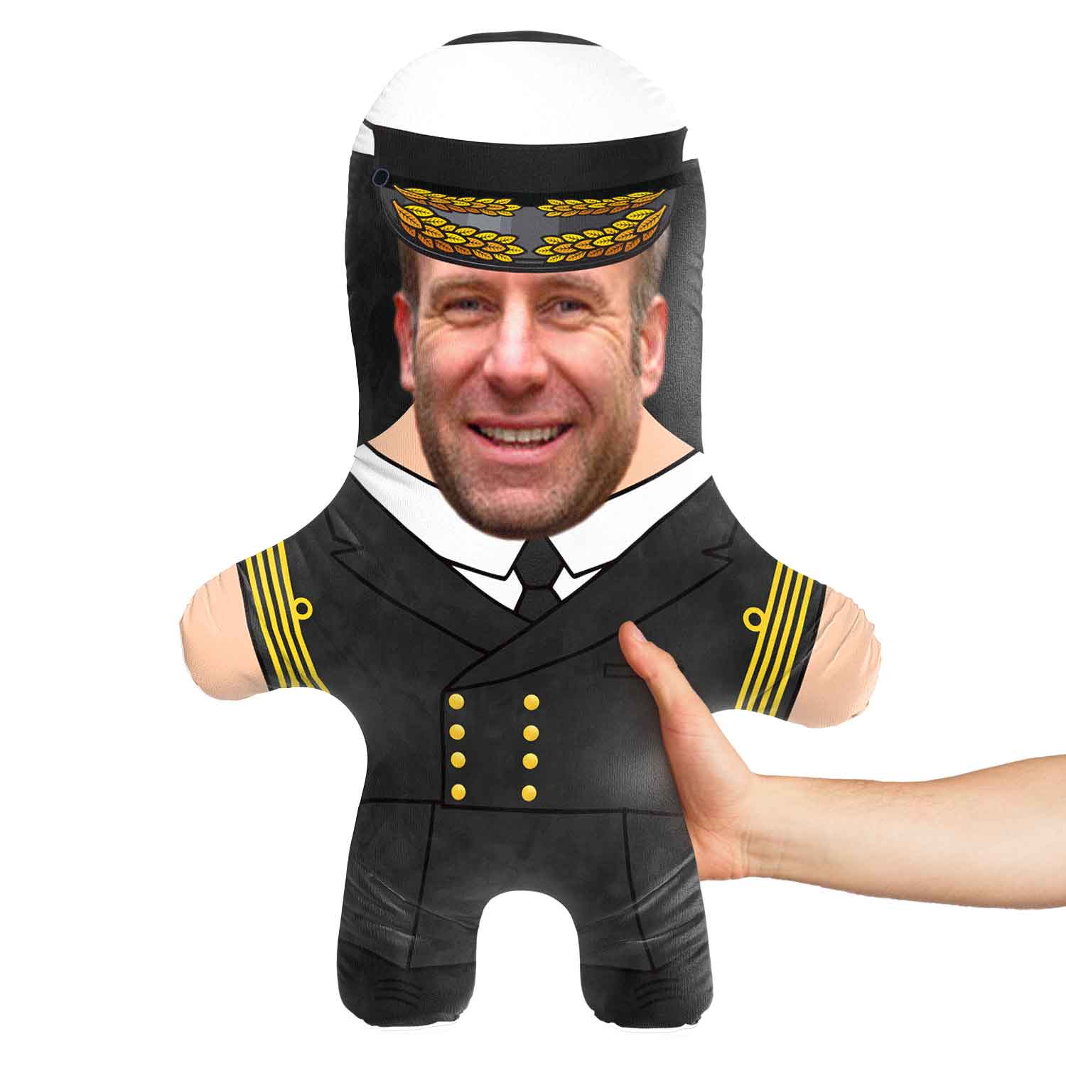 Sea Captain Face Pillow