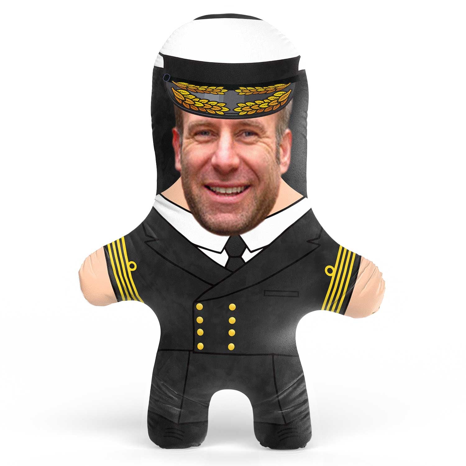Sea Captain Face Pillow
