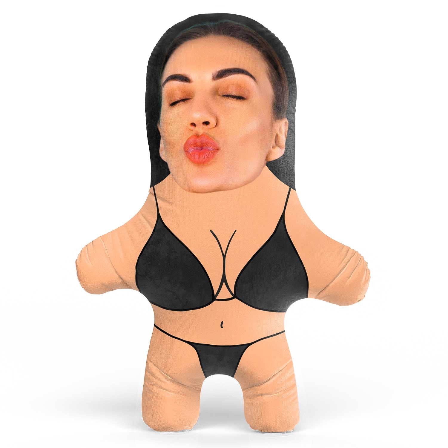 Black Bikini Face Pillow