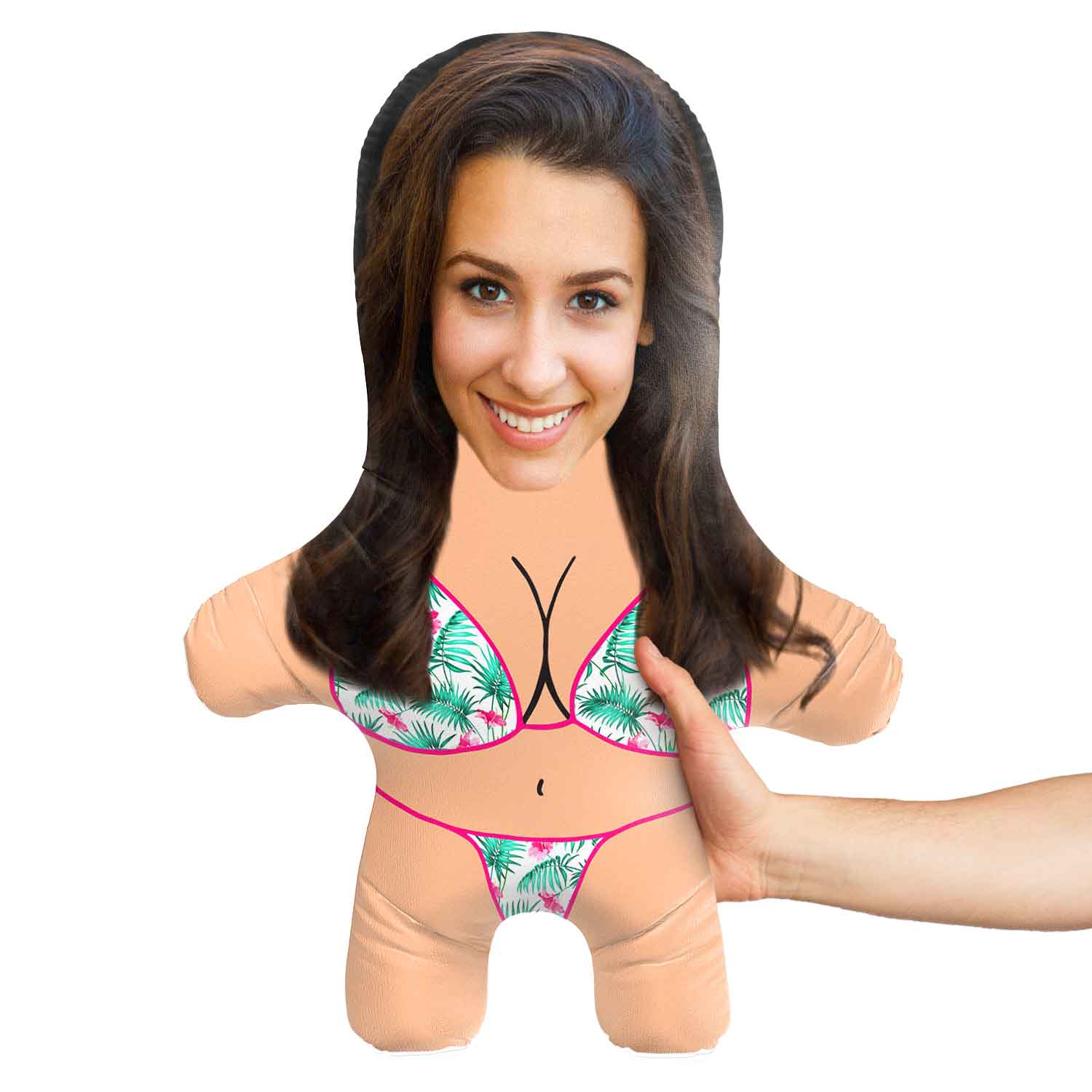 Tropical Bikini Face Pillow