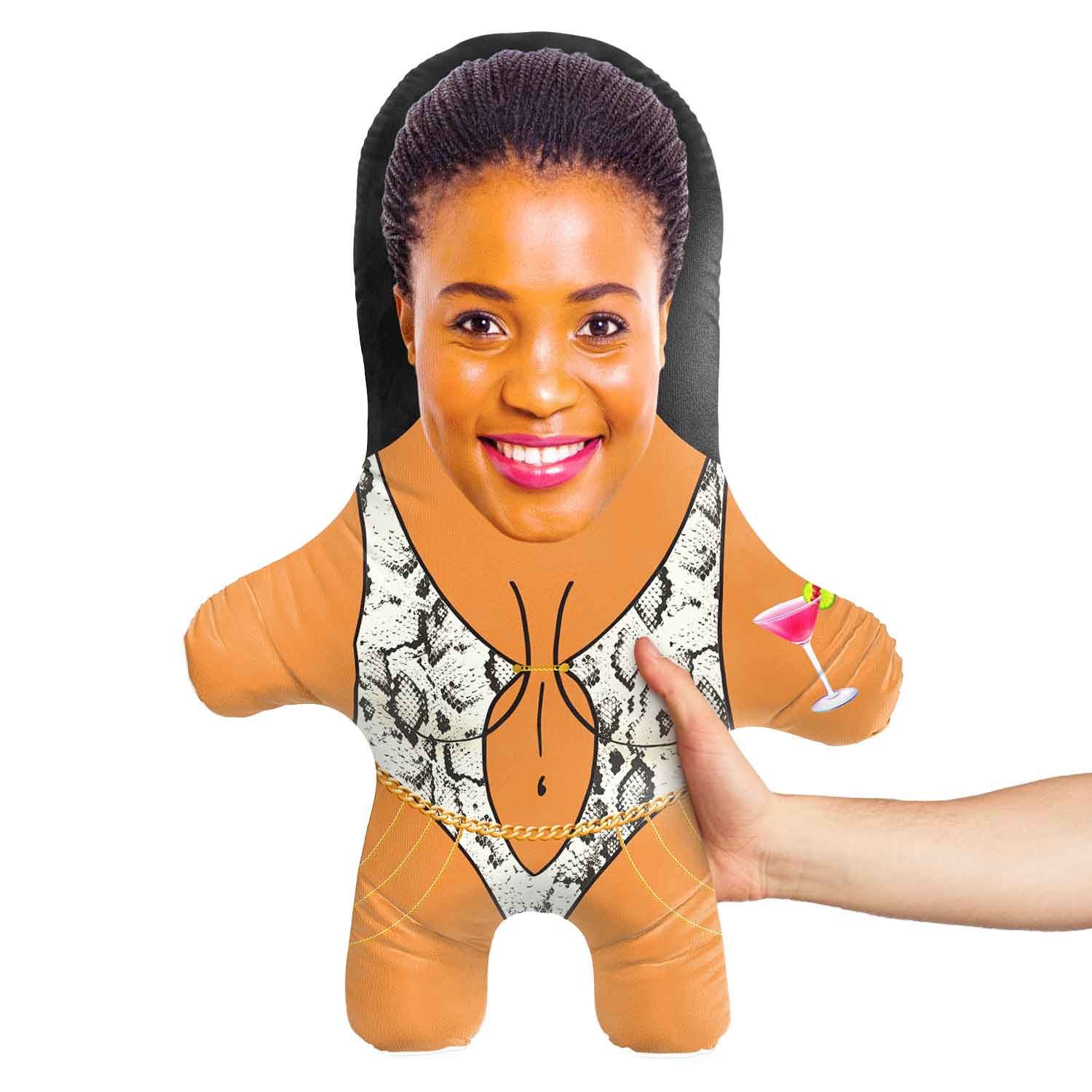 Party Bikini Babe Face Pillow