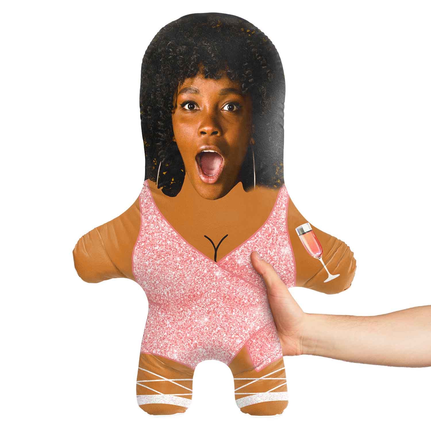 Party Girl Dress Face Pillow