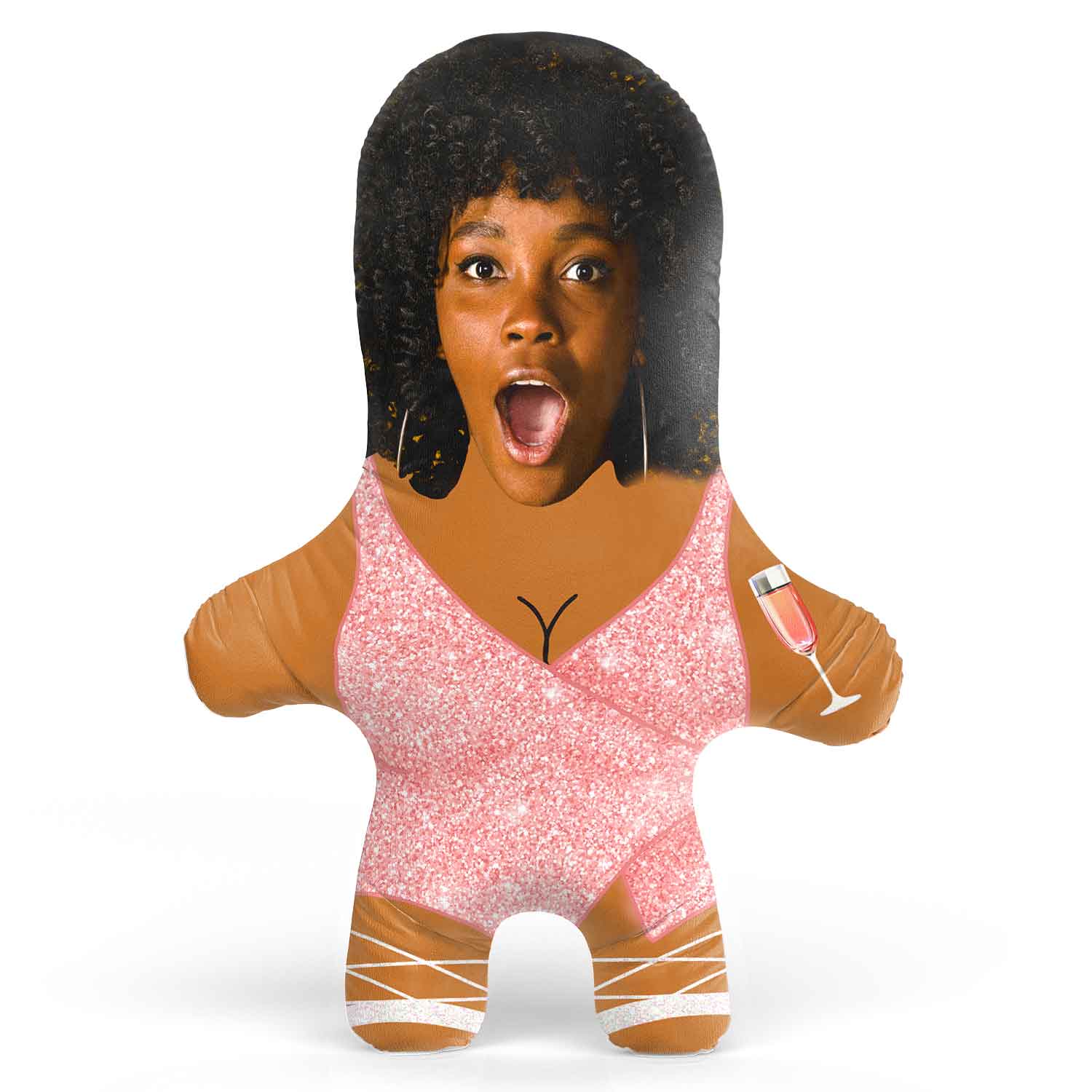 Party Girl Dress Face Pillow