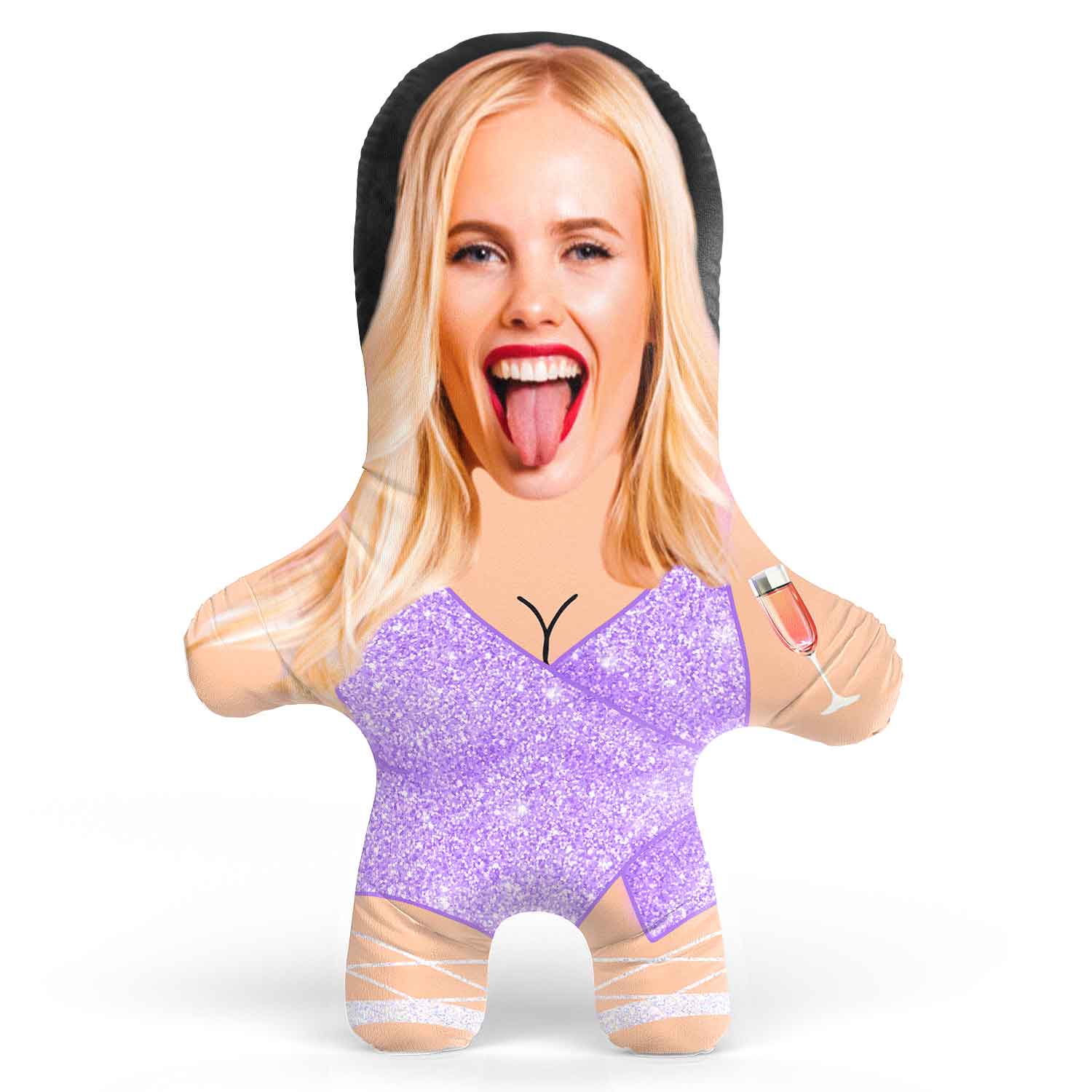 Party Girl Face Pillow