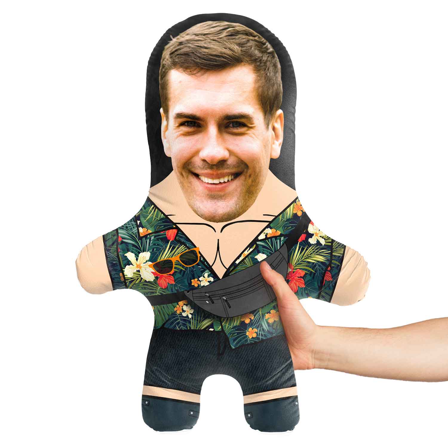 Festival Lad Face Pillow