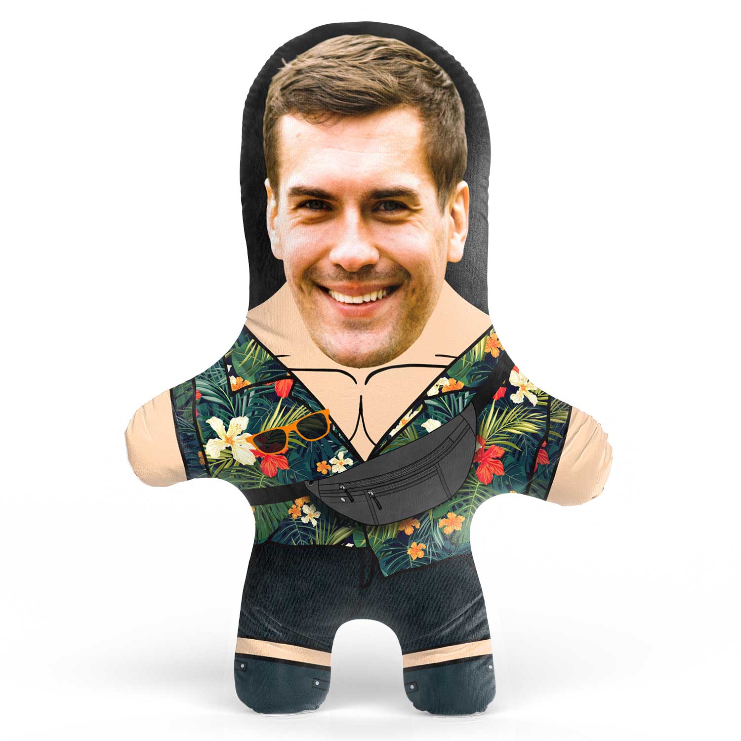 Festival Lad Face Pillow