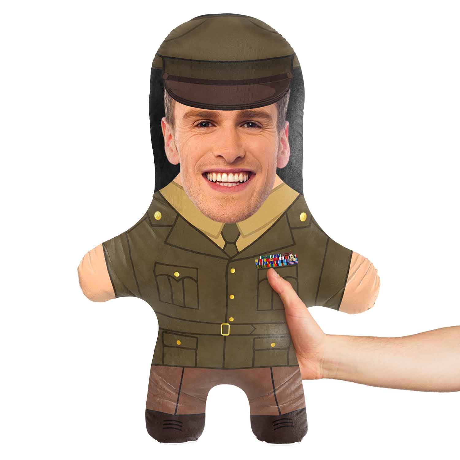 US Soldier Face Pillow