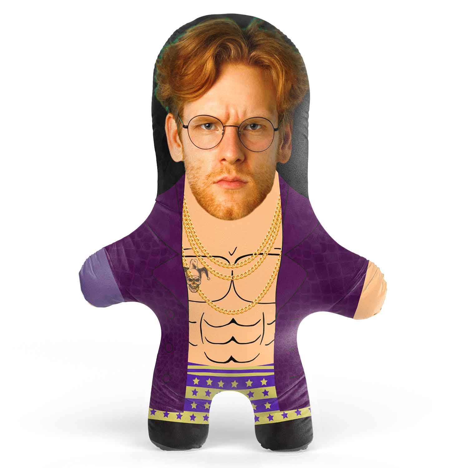 The Bad Guy Face Pillow