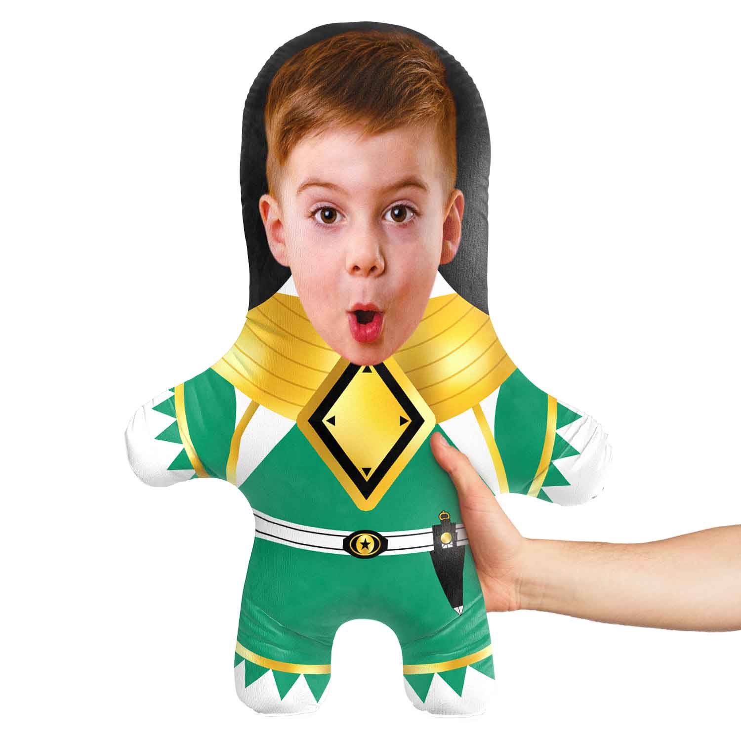 Green Rangers Face Pillow