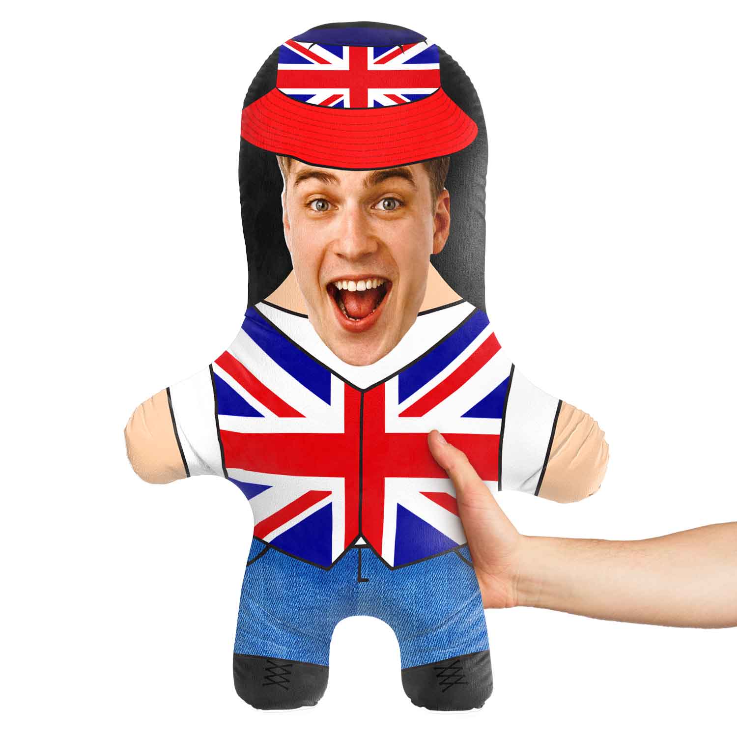 United Kingdom Face Pillow