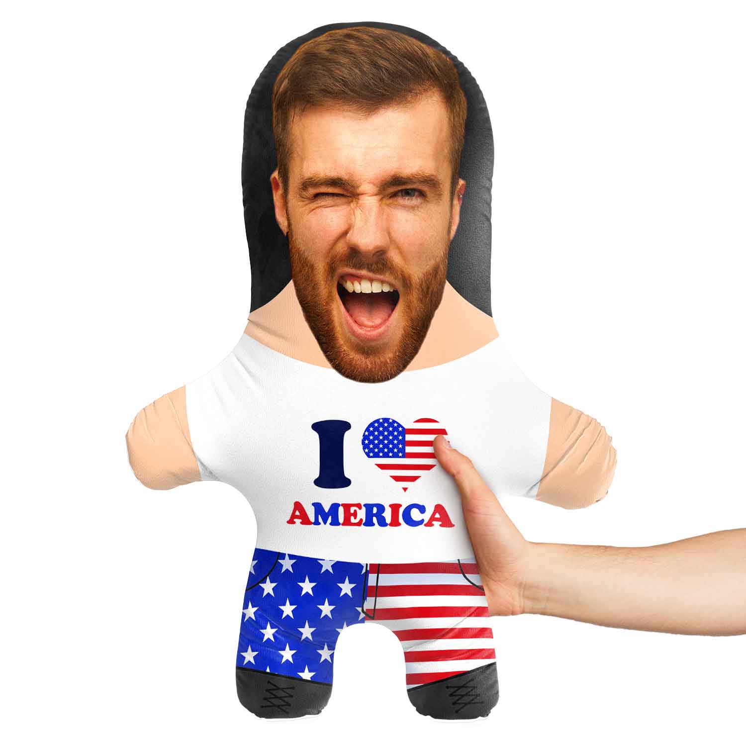 American Face Pillow