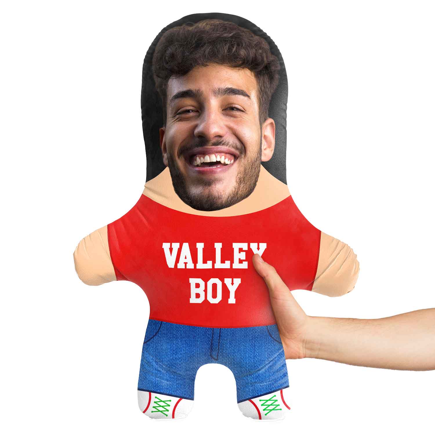 Valley Boy Face Pillow