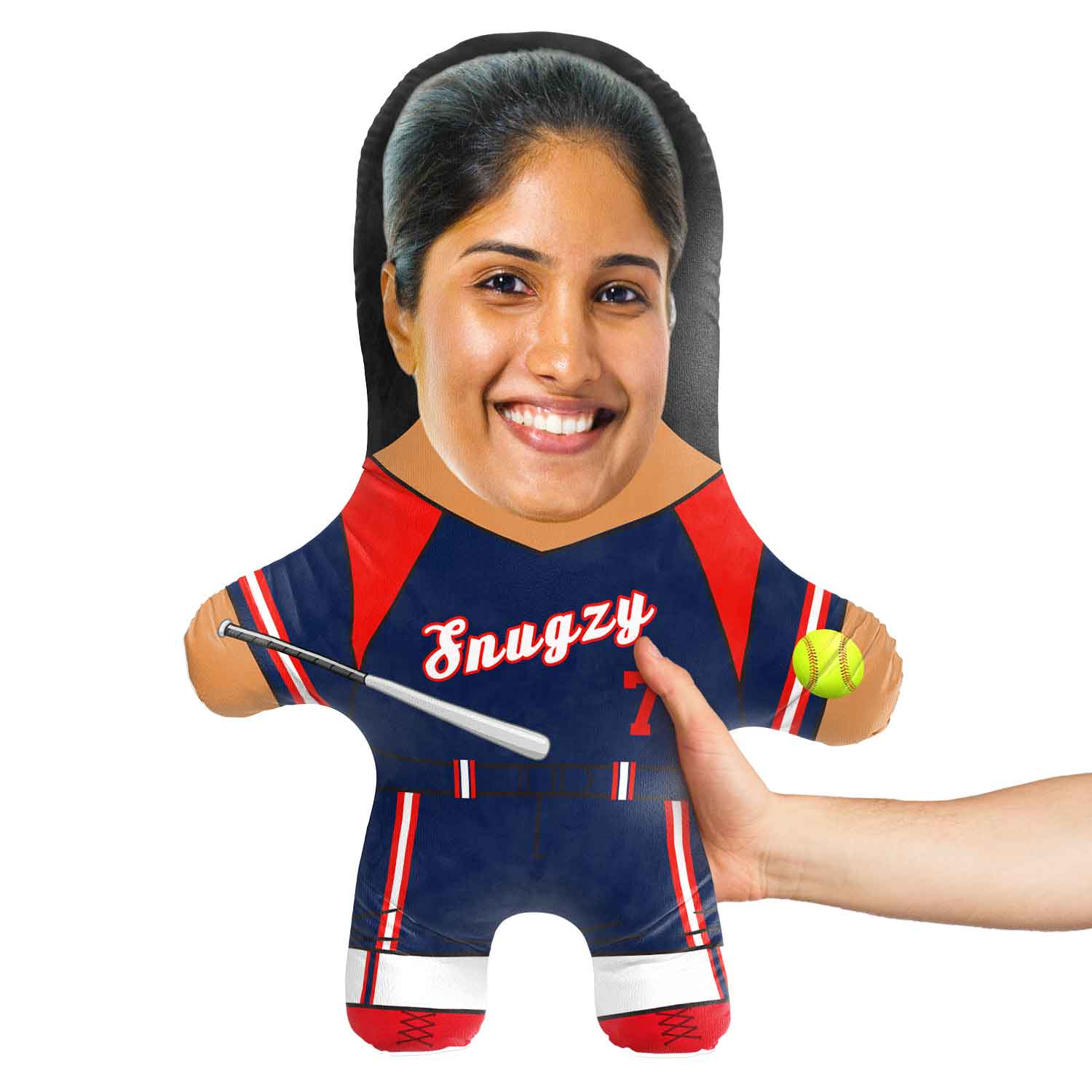 Softball Face Pillow