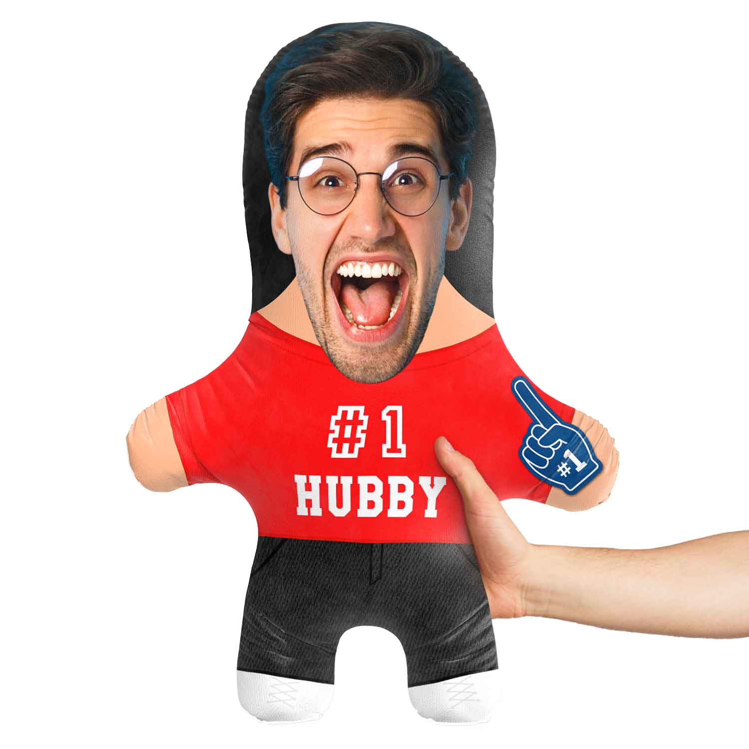 #1 Hubby Face Pillow